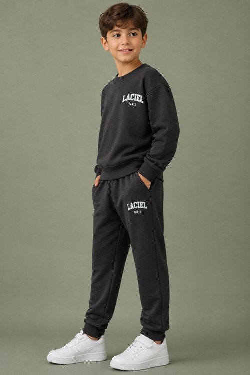 Unisex Çocuk Baskılı Eşofman Takımı