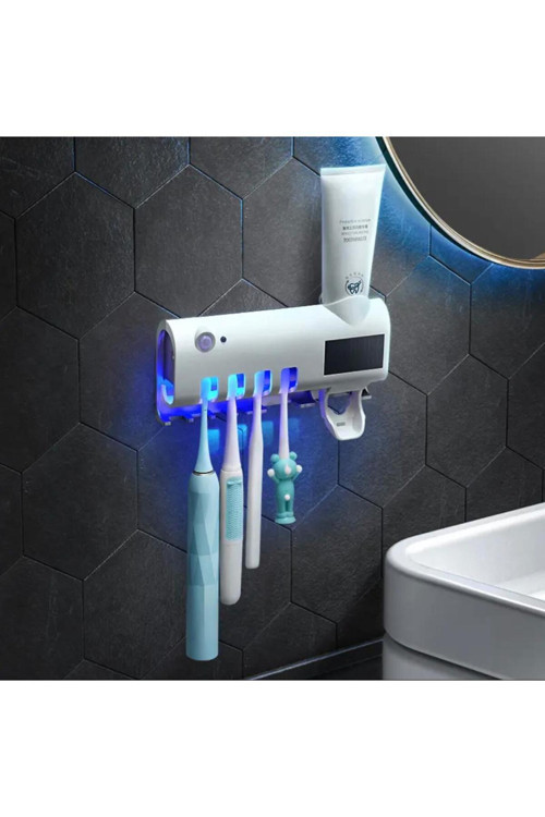 Akıllı UV Diş Fırçası Sterilizatörlü Duvar Tipi Diş Fırçalık