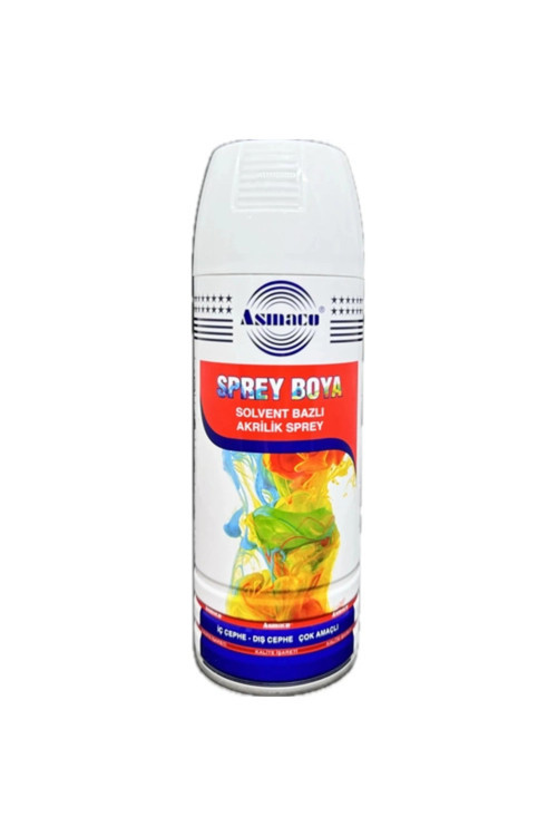 ASMACO SPREY BOYA AKRİLİK SPREY 400ML.PARLAK BEYAZ