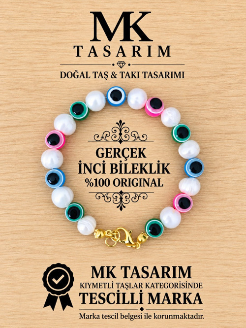 GERÇEK İNCİ BİLEKLİK MK.7000.865- RAHATLIK-DİNGİNLİK-ENERJİ- STRES BİLEKLİĞİ- RENKLERİ BOYA DEĞİLDİR -KENDİ RENGİDİR