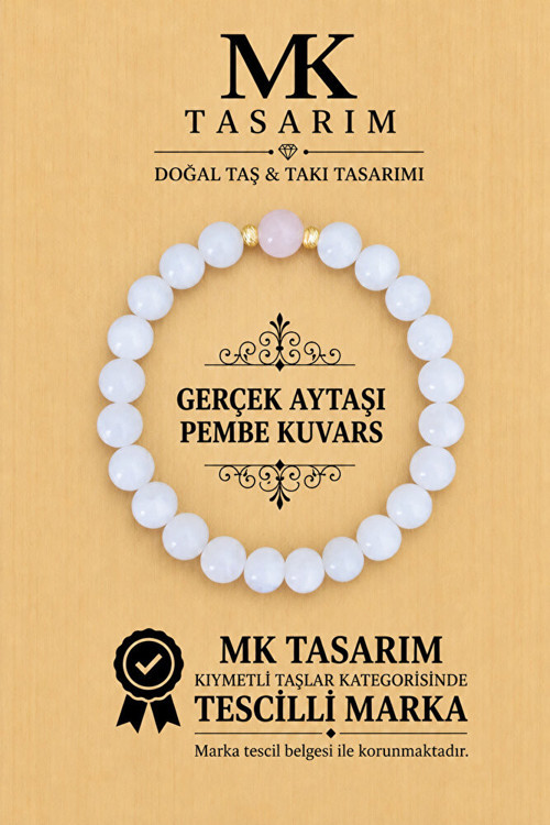 GERÇEK AYTAŞI BİLEKLİK MK.7000.860- RAHATLIK-DİNGİNLİK-ENERJİ- STRES BİLEKLİĞİ