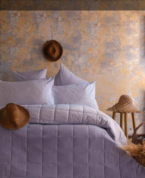 Home Çift Kişilik Yatak Örtülü Set Ines Gri AP83T00010025