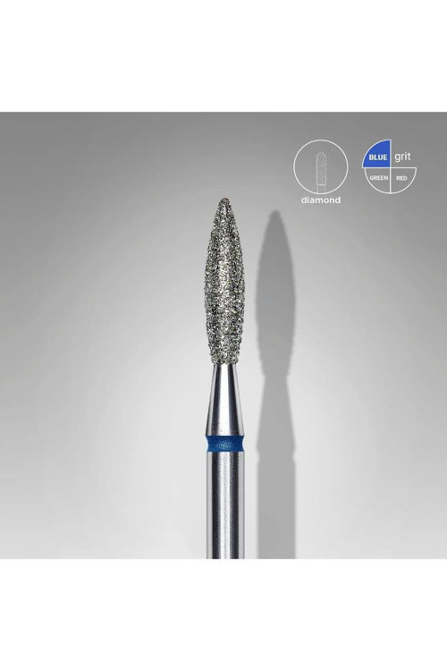 Elmas Alev Freze, Mavi, Çap 2,1 Mm, Çalışma Kısmı 10 Mm FA10B023/10