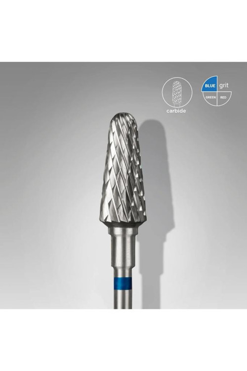 Sert Alaşım Kesik Koni Freze, Mavi, Çap 6 Mm / Çalışma Kısmı 14 Mm, Adet FT70B060/14