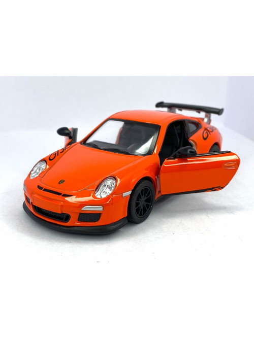 Turuncu 2010 Porsche 911 Gt3 Rs 1/36 Çek Bırak Die-Cast Model Araç