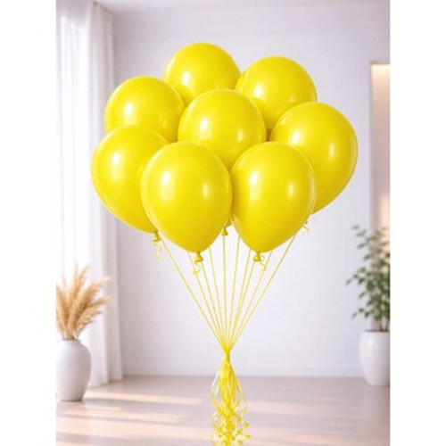 Metalik Sarı Balon 12 inch 15 Adet