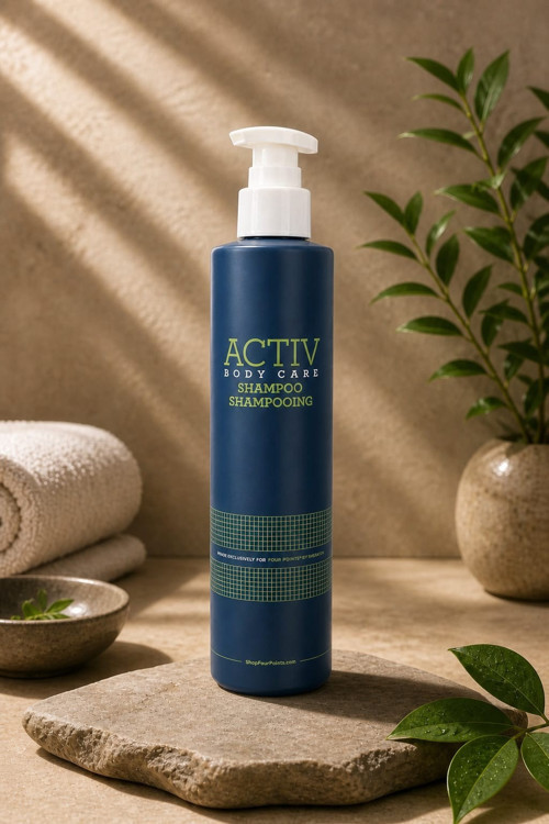 ACTIV Body Care Mavi Ambalajlı Nemlendirici Şampuan 360 ml – Tüm Saç Tipleri İçin Parlaklık & Yumuşaklık Etkili