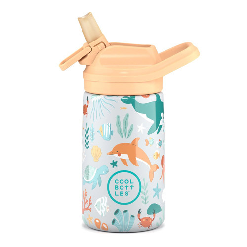 s The Kiddie Bottle Underwater World Pipetli Termos Suluk 350 ML