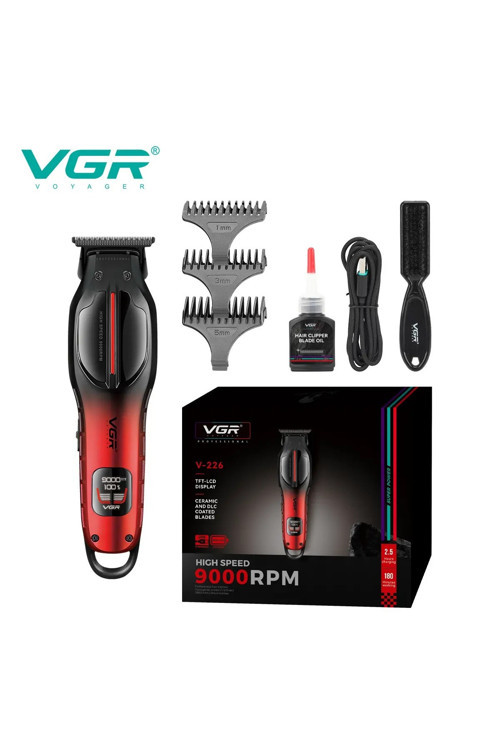 V-226 Tam Metal Gövde DLC Bıçaklı Saç Sakal Çizim Makinesi Trimmer