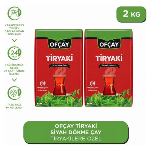 Tiryakisine Dökme Çay 1 kg x 2