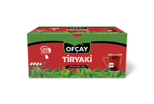 Tiryaki Bardak Poşet Siyah Çay 2 g x 25 Adet