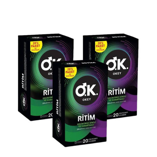Ritim Prezervatif 20'li x3