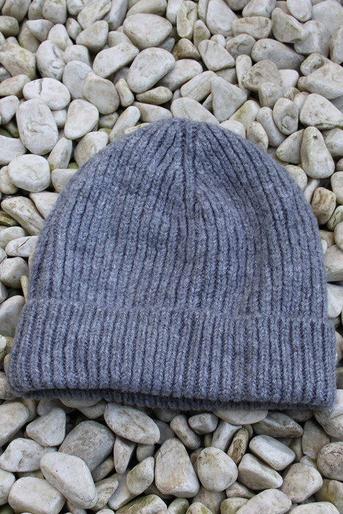 Unisex Tiftik Bere Katlamalı Yıkamalı Triko Örgü Bere Unisex Kışlık Renkli Şapka
