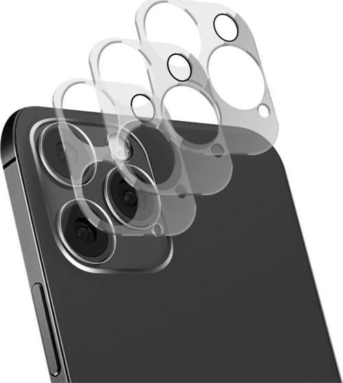 iPhone 11 PRO MAX Kamera Lens Koruyucu 3D Cam Şeffaf Tam Kaplama