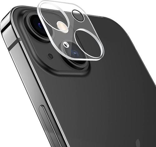iPhone 13 Mini Kamera Lens Koruyucu 3D Cam Şeffaf Tam Kaplama