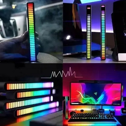 Rgb Sese Duyarlı Taşınabilir Ekolayzer LED Çubuk