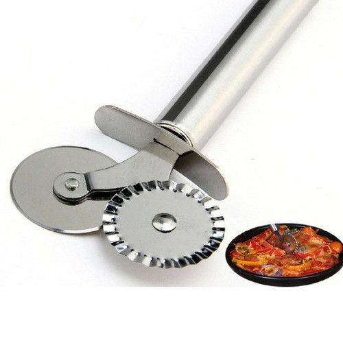 Paslanmaz Metal Sap Pizza Kesici