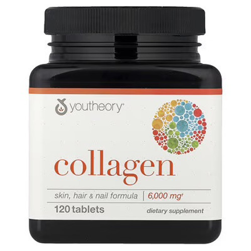 Collagen 6.000 mg ( + Vitamin C 90 mg ) 120 Tablets – Saç, Cilt ve Tırnak Desteği