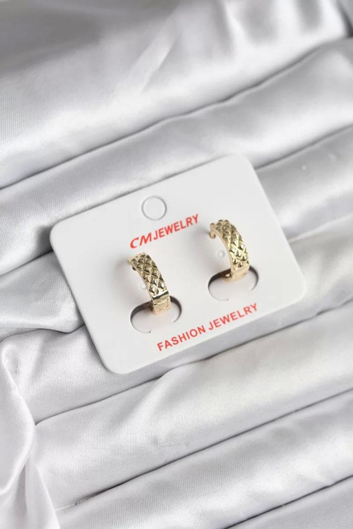 14K Gold Renk Kaplama CM Kadın Küpe - TJ-BKP11416