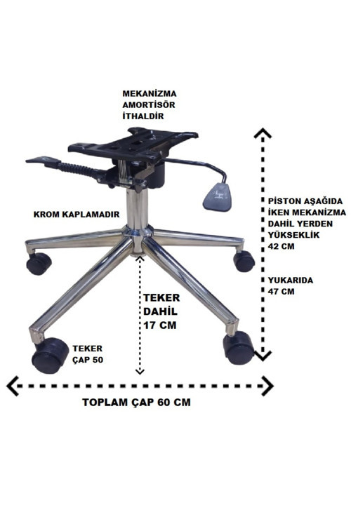 Mekanizma-Amortisör-Yıldızayak-Teker Tam Set