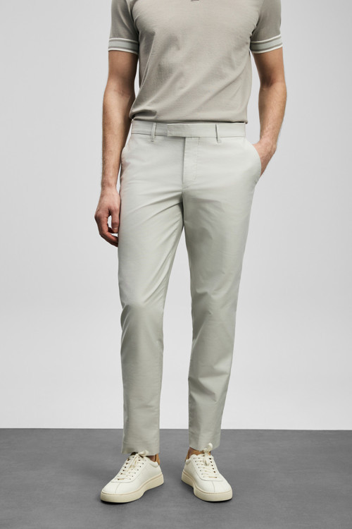 Mathias Smart Erkek Chino Pantolon Slim Fit Taş