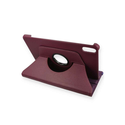 Redmi Pad 2 Kılıf 360 Tablet Deri Kılıf - Mürdüm