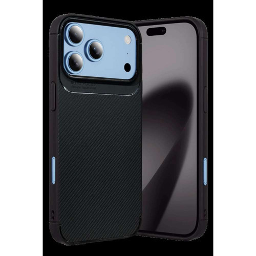 İphone 18 Pro Auto Focus Karbon Kapak - Siyah