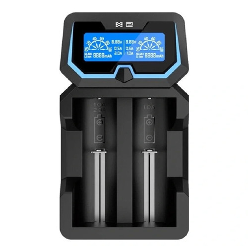 X2 LCD Ekranlı Pil Şarj Cihazı