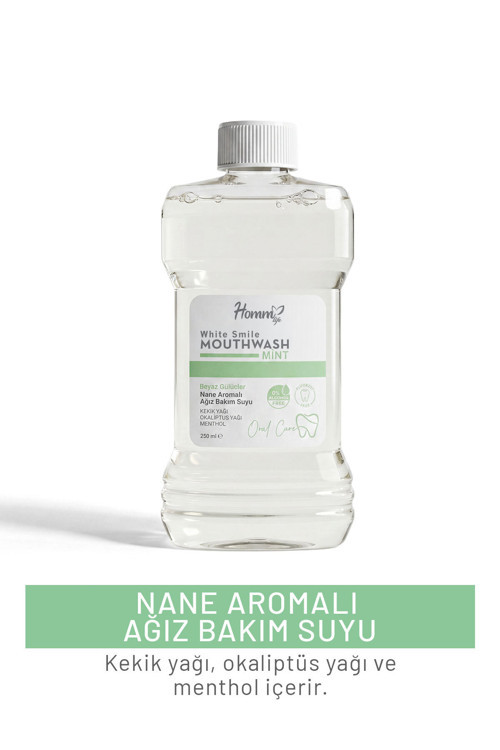 Homm Life Nane Aromalı Ağız Bakım Suyu 250 Ml