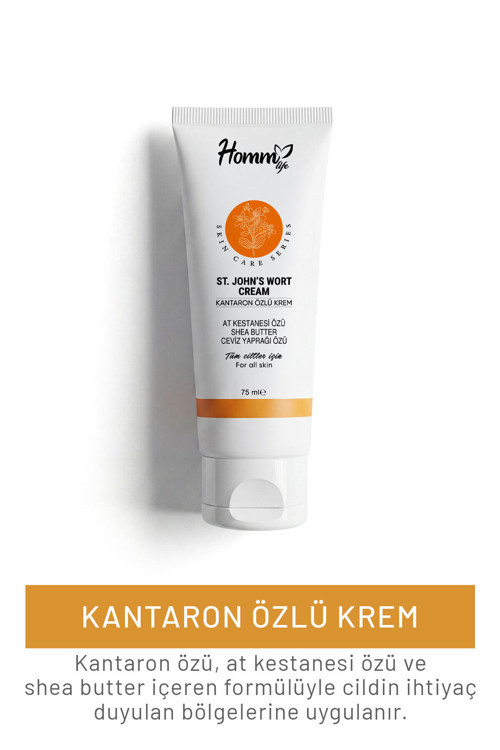 Kantaron Özlü Çok Amaçlı Cilt Bakım Kremi Shea Butter & At Kestanesi 75 Ml