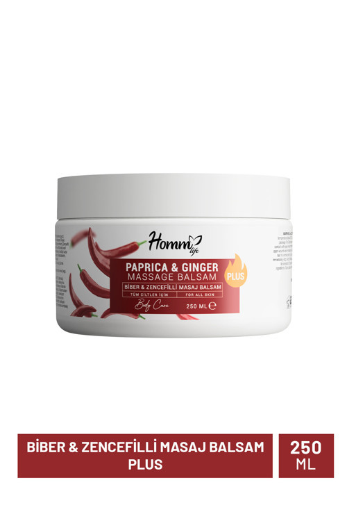 Homm Life Biber & Zencefilli Masaj Balsam Plus 250 Ml