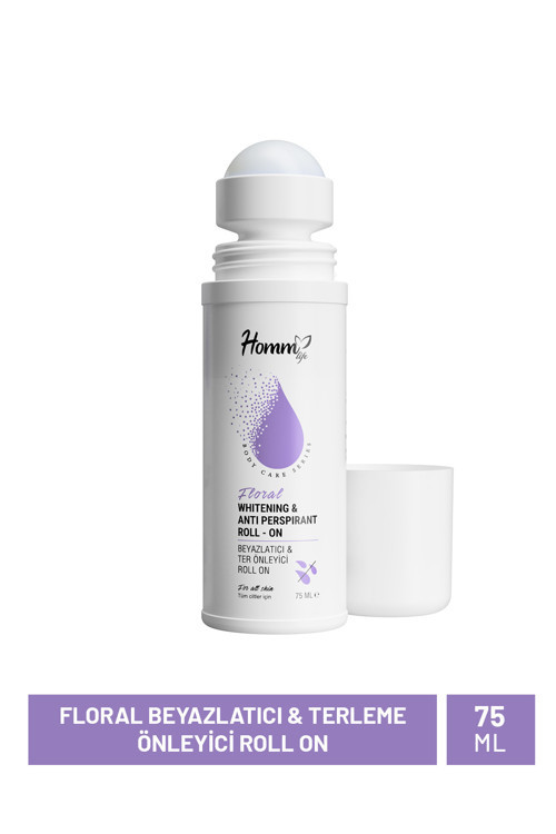 Çiçeksi Kokulu Beyazlatıcı Etkili Ter Önleyici Roll-On Arbutin, Niacinamide & C Vitamini 75 Ml
