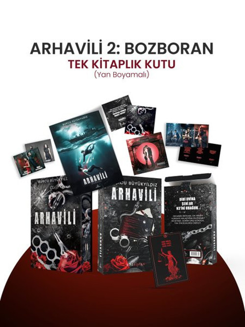 Arhavili 2 - Bozboran - Tek Kitaplık Kutu Yan Boyamalı