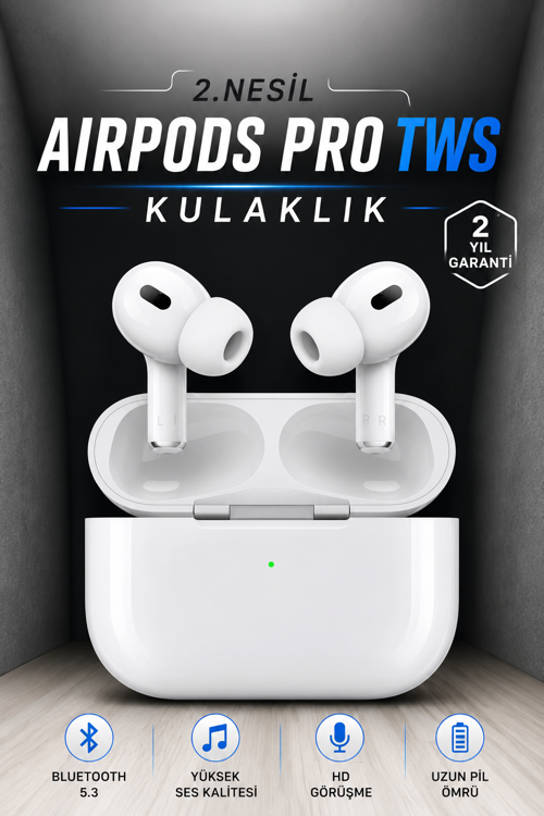Kablosuz Bluetooth Kulaklık Gürültü Önleme, Su Geçirmez, Mikrofonlu