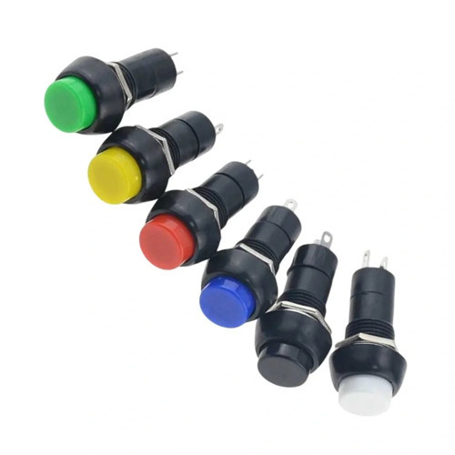 IC-185 Buton Ø12mm Kalıcılı Siyah