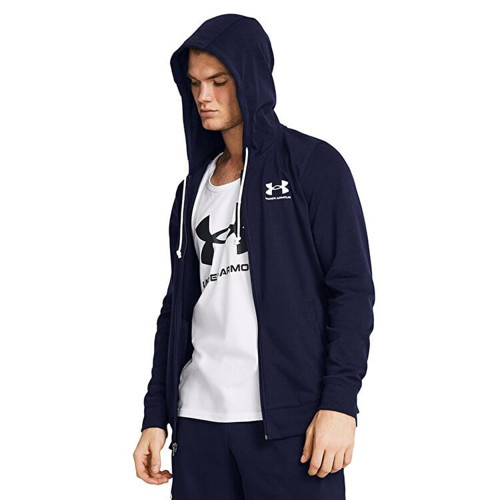 UA Rival Terry LC FZ Siyah Erkek T-Shirt 1370409-410