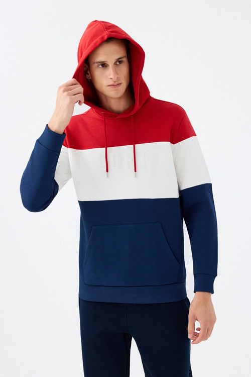 LF 2041593 M SWS Kırmızı Erkek Sweatshirt LF2041593