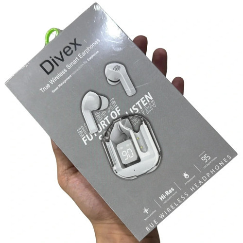 Kablosuz Akıllı Bluetooth Kulaklık Hi-fi Kalite Beyaz DB-526