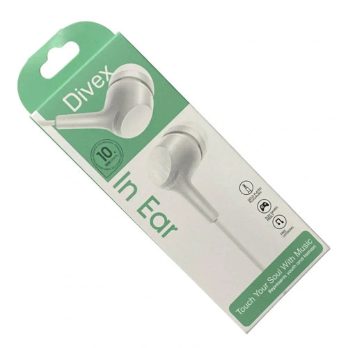Aux Stereo Kulakiçi Kulaklık Beyaz DH-270