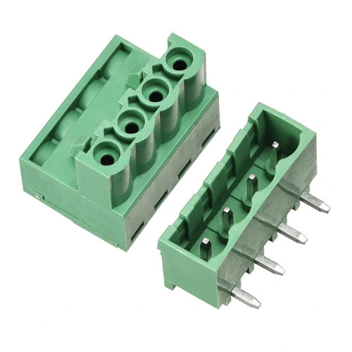 4 Pin 7.62mm Geçmeli 90C Takım Klemens