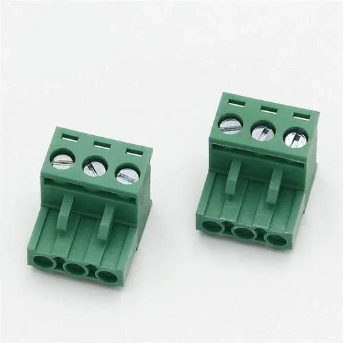 3 Pin 5.08mm Dişi Geçmeli Yeşil Klemens