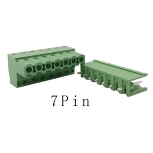 7 Pin 5.08mm Geçmeli 90C Takım Klemens
