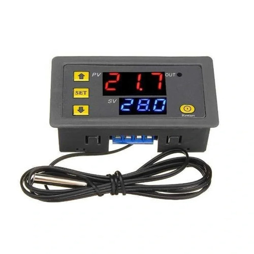 W3230 24V DC Röle Çıkışlı Dijital Termostat Sıcaklık Kontrol Cihazı