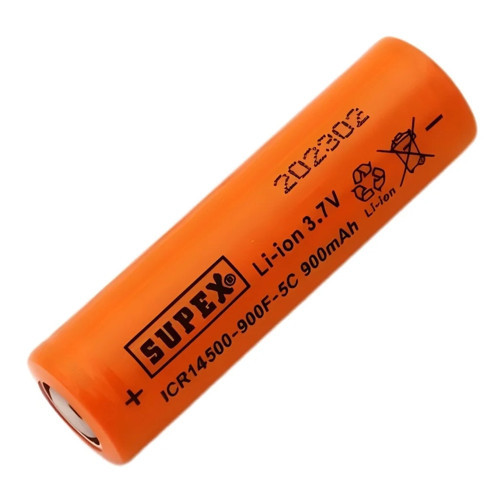 ICR14500 3.7V 900mAh Li-ion Şarjlı Pil 5C Deşarj Akımı (Başsız)
