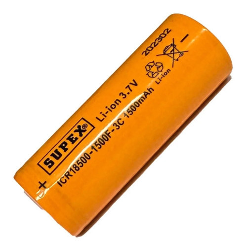 ICR18500 3.7V 1500mAh Li-ion Şarjlı Pil 3C Deşarj Akımı (Başsız)