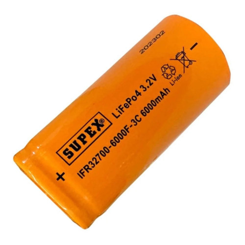 IFR32700 3.2V 6000mAh LiFePo4 Şarjlı Pil 3C Deşarj Akımı (Başsız)