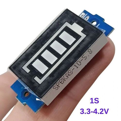 1S Lityum Batarya Kapasite Göstergesi Modülü 3.3V-4.2V