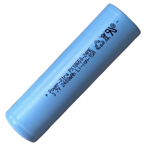 PX18650-24ME 3.7V 2400 Mah Li-ion Şarjlı Pil 15A