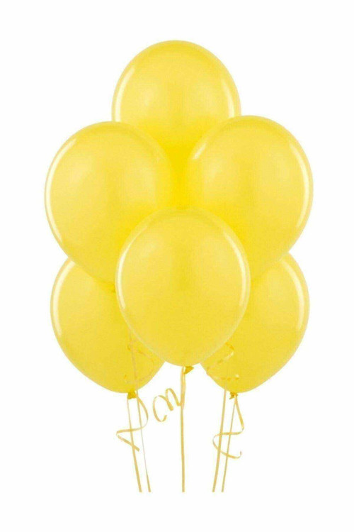 Parlak Metalik Sarı Balon 50 Adet 12 İnç Latex Balon