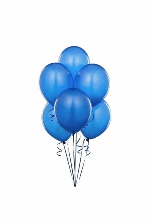 Metalik Lacivert Balon 30 Adet 12 İnc Lateks Balon